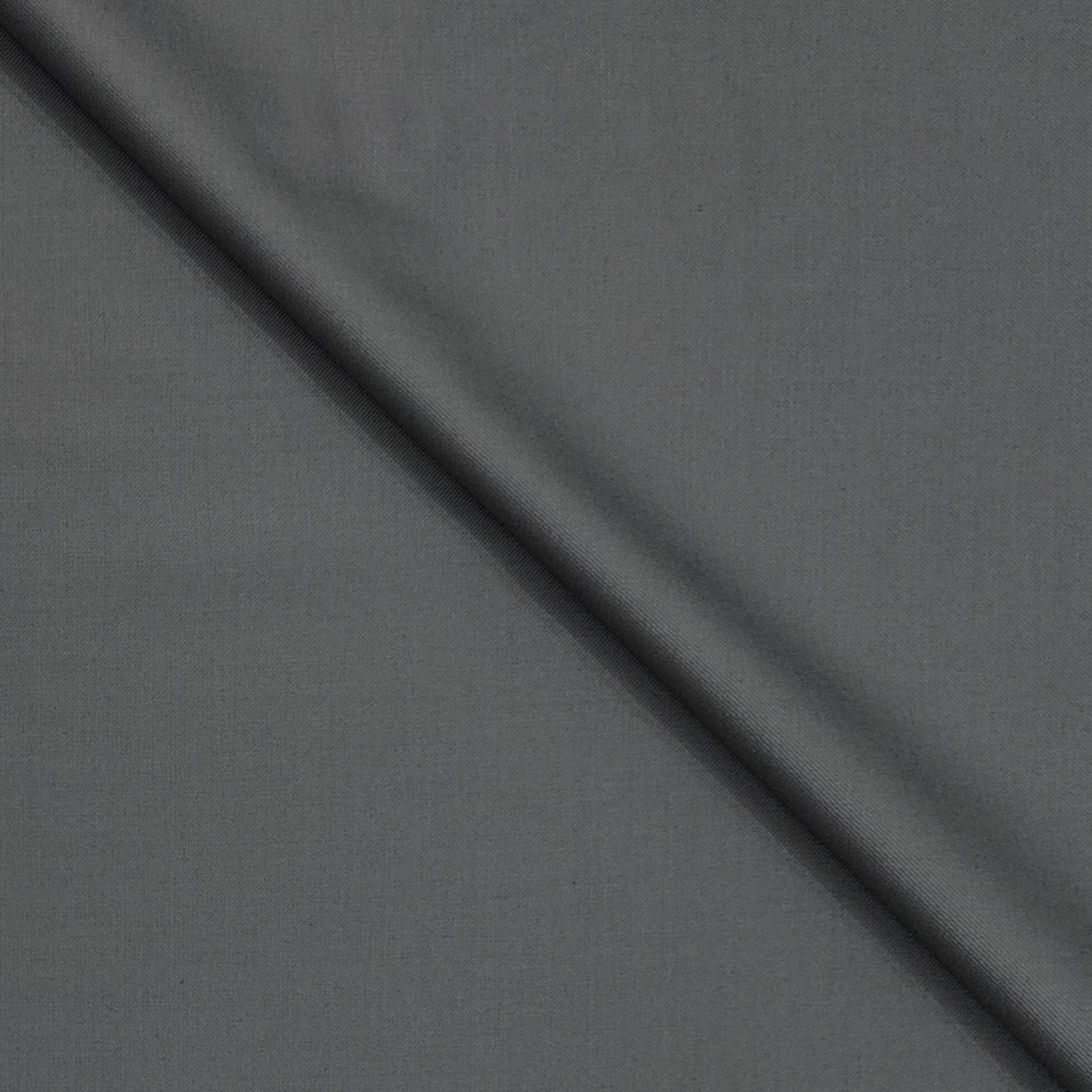 Trouser Fabric Raymond Super 140s Merino Wool Plain Colour Greenish Grey